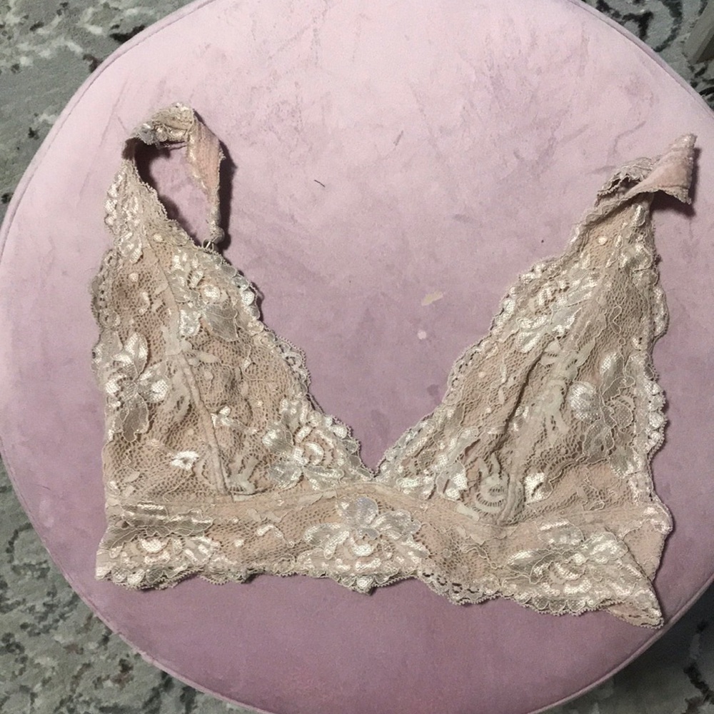 Urban Outfitters Blush Lace Bralette